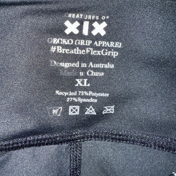 GECKO GRIP LEGGINGS: BLACK MAMBA Snakeskin Pattern Reptile Leggings XL - Picture 3 of 6